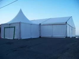 Tentes structure tubulaire galvanisée